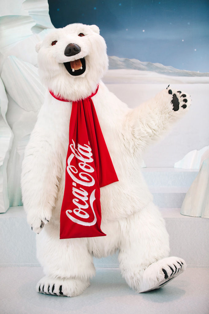 Coca-Cola Polar Bears, one of the most popular brand mascots