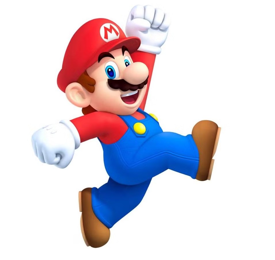 Mario, one of the most popular brand mascots