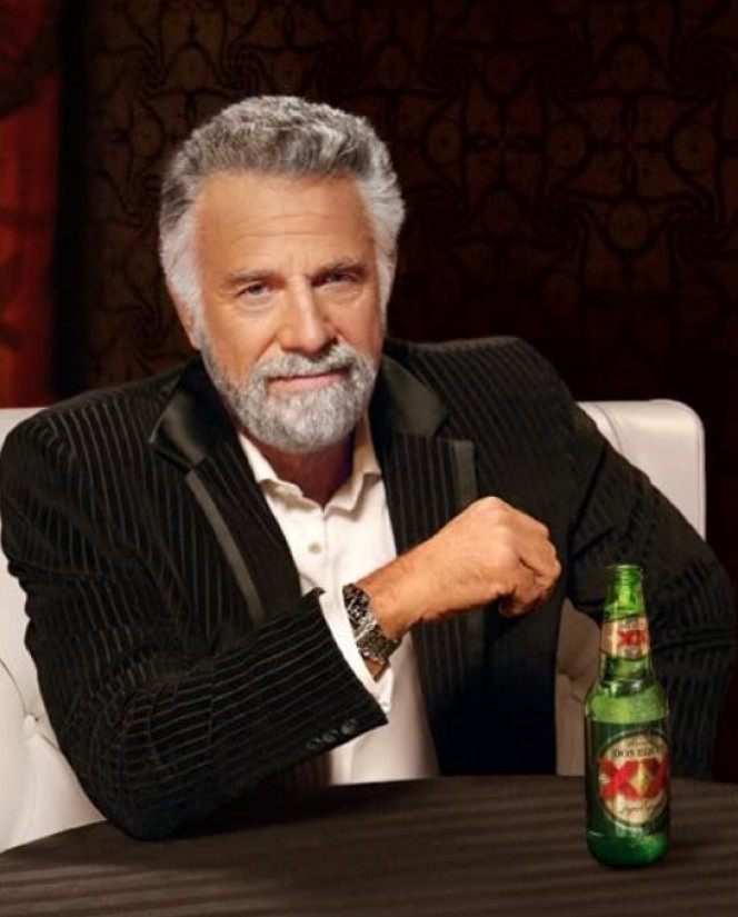 The Most Interesting Man in the World, one of the most popular brand mascots