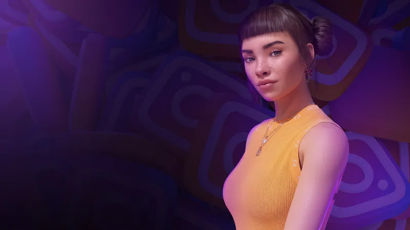 Lil Miquela, one of the top AI influencers 