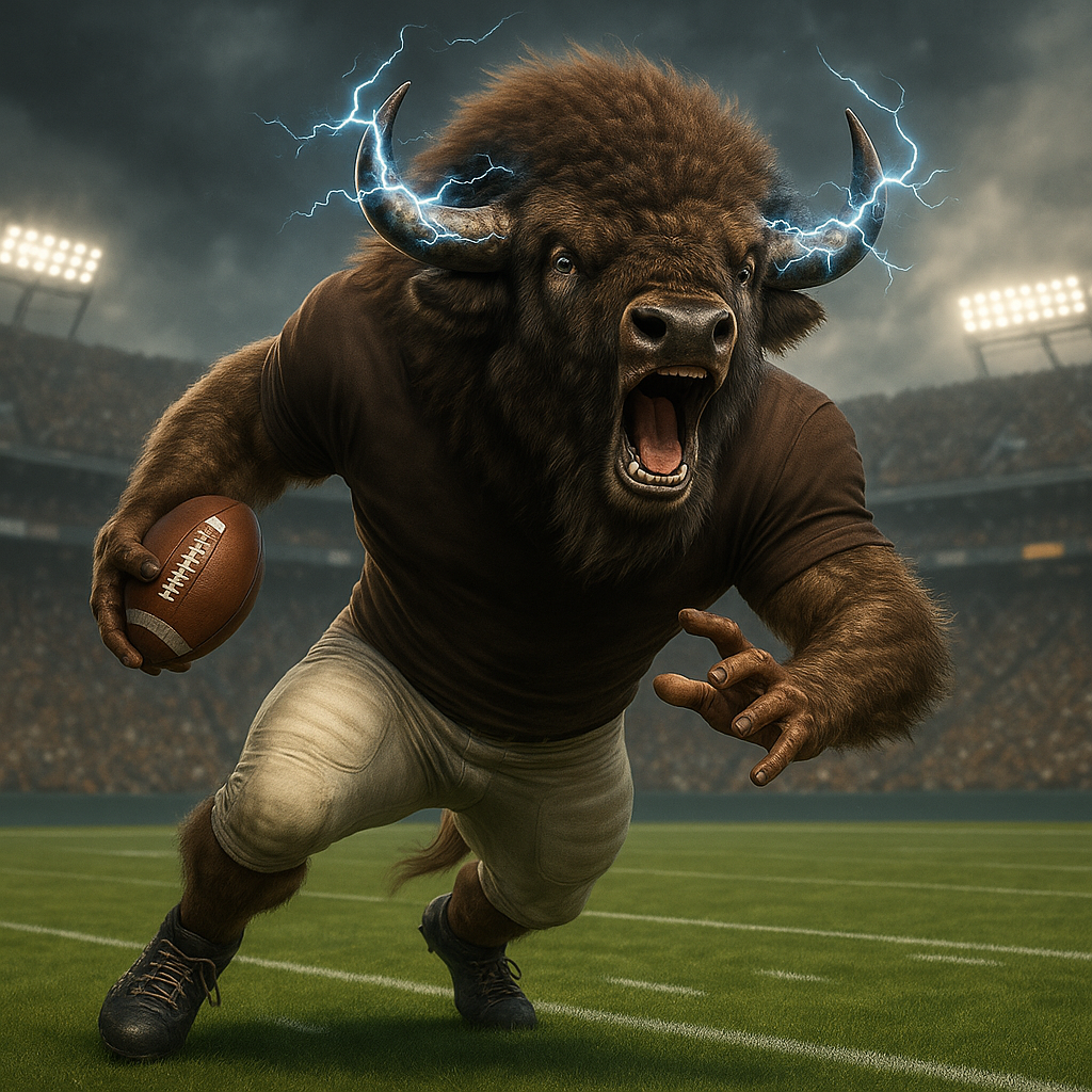 Thunder Bison as Sports Mascots Ideas