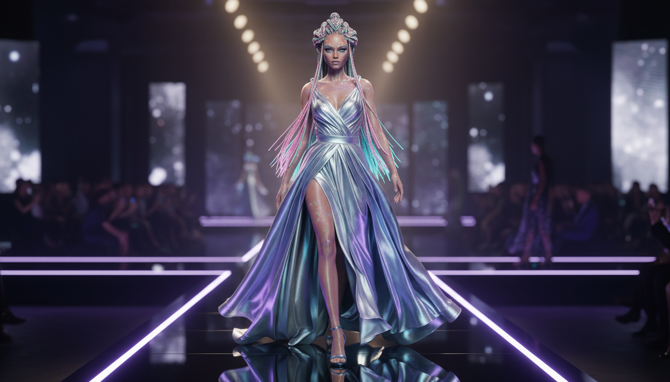 Fashion Brands Using AI Models in a virtual runway