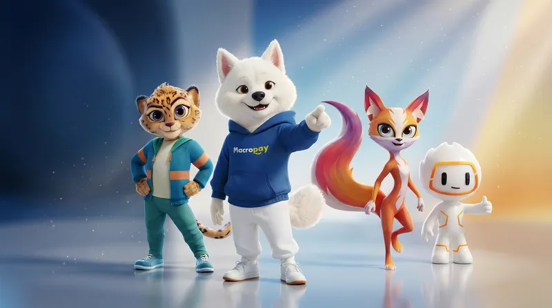 Mozilla Firefox’s mascot, Young Yang, Namour, and Coco, the brand mascots on social media created by Dream Farm Agency