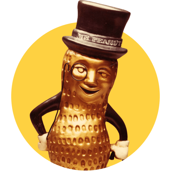 Mr. Peanut mascot 
