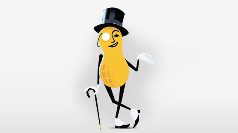 Mr. Peanut mascot, an example of Brand Mascot Failure