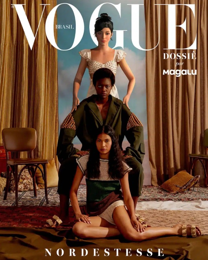 Magalu in Vogue Magazine as an example of AI Influencers in Real-Time Marketing