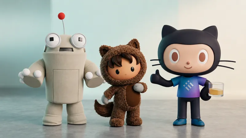 Mona the Octocat, Astro and Roger Mozbot, B2B brand mascot examples