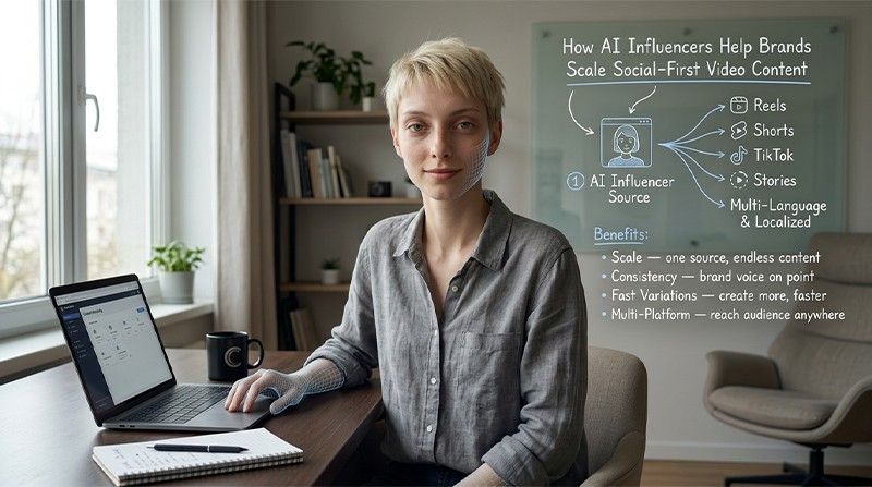 AI influencers for social-first video content