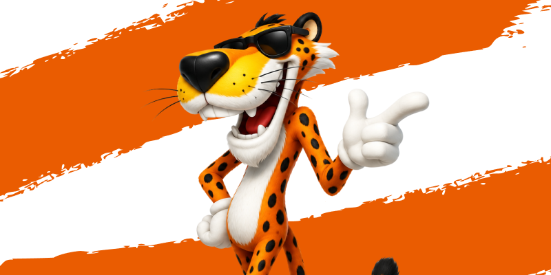 chester cheetah mascot of Cheetos