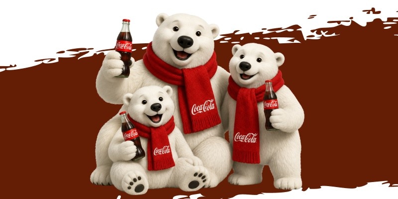 coca cola bears mascots of coca cola