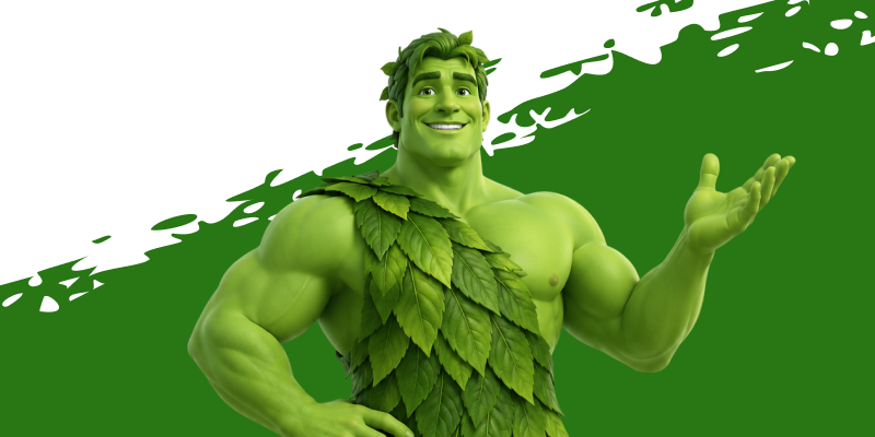 green giant mascot of The Jolly Green Giant