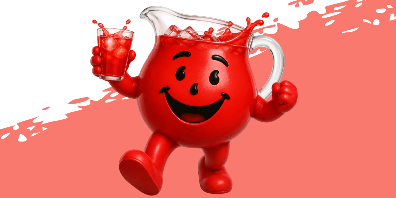 the kool aid man mascot of kool aid