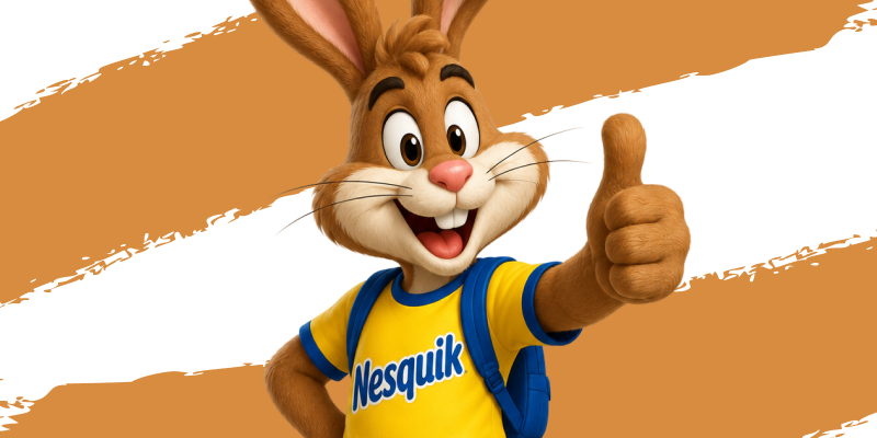 quicky mascot of Nestle Nesquik