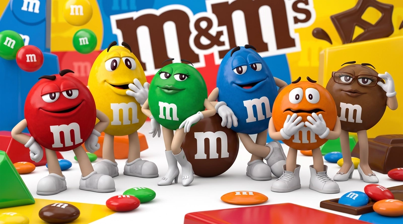 M&M's spokecandies, and example of character-led storytelling 